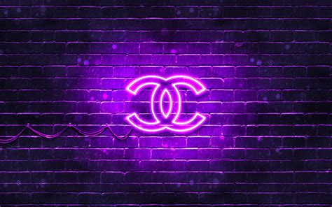 chanel logo neon